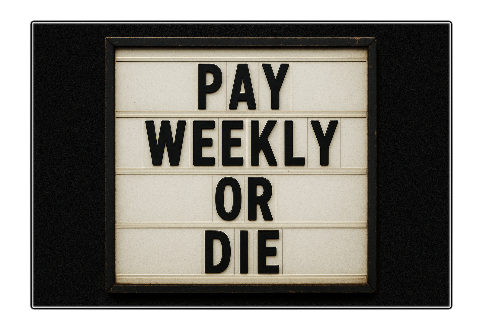 Watch Pay Weekly or Die